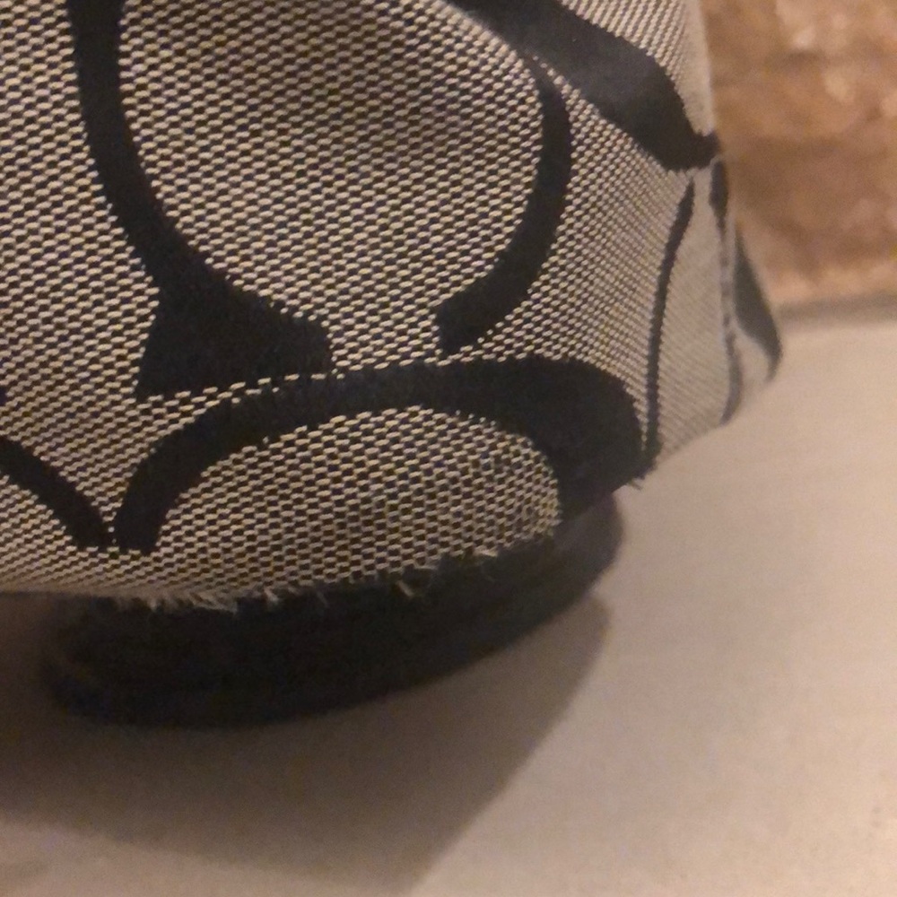 COACH SIGNATURE STRIPE SATCHEL 13533- price firm - Picture 6 of 13